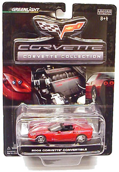 2005 Magnetic Red Metallic 1/64 C6 Convertible Corvette